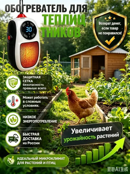 Защита от мороза для курятника обогреватель