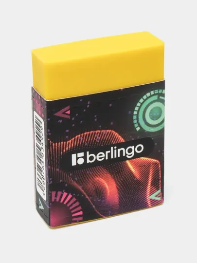 Ластик Berlingo "Futureal", Eco-PVC, картонный держатель, 45 * 32 * 11 мм