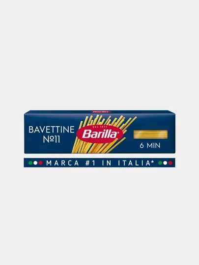 Макаронные изделия Barilla Bavettine n.11 из твёрдых сортов пшеницы, 450 г