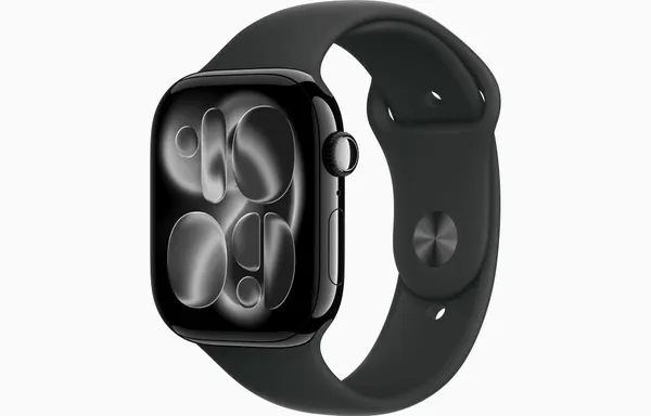 Умные часы Apple Watch Series 11, 46 мм, GPS, Black Aluminium, Black Sport Band