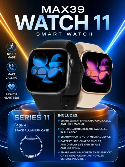 Смарт-часы Maixinn Max39 Watch 11, 46мм, AMOLED-дисплей, поддержка вызовов