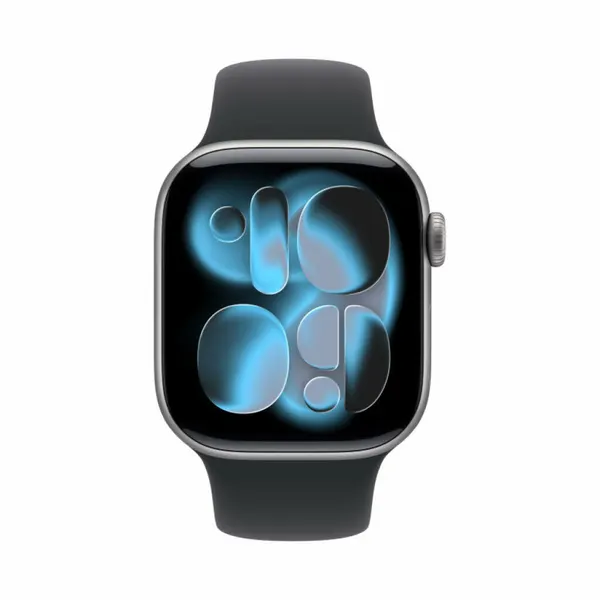Часы Apple Watch Series 11 46mm Jet Black Aluminium Case With Black Sport Band M/L (Черный)