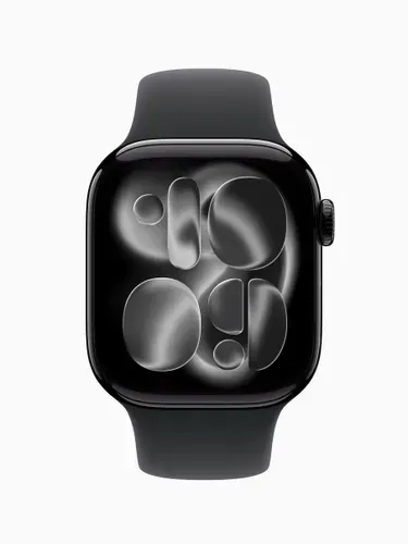 Apple Watch Series 11 Умные часы, 46mm, Sport Band S/M, черные