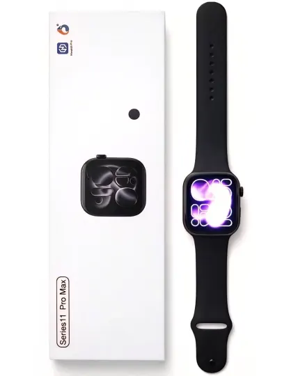 Смарт-часы Series 11 Pro Max, AMOLED экран, Bluetooth-звонки, для Android и iPhone