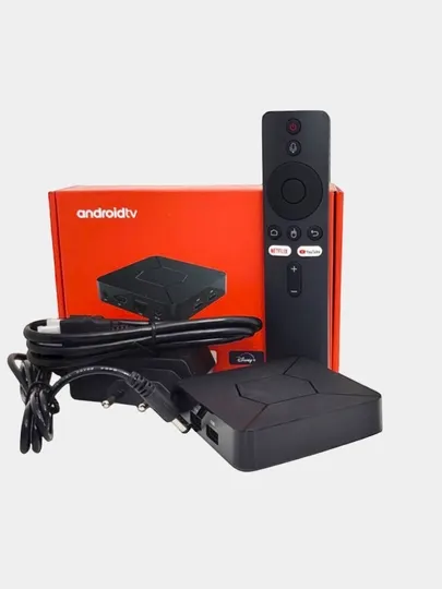 Android приставка Q5 / Smart TV Box с голосовым управлением / Android 11