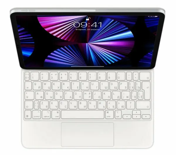 Клавиатура Magic Keyboard для Apple iPad Pro 11 M4/M5, White (Белый)