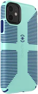 Противоударный чехол Speck CandyShell Grip для iPhone 11, синий с голубым