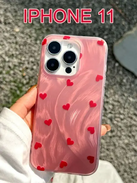CASE HOUSE Чехол на iphone 11 с сердечки