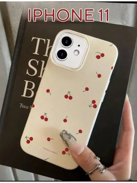 CASE HOUSE Чехол на iphone 11 с принтом силиконовый вишенки