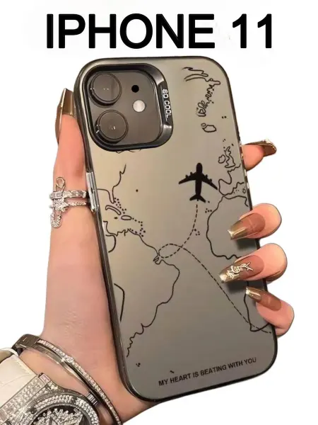 CASE HOUSE Чехол на iphone 11 с принтом силиконовый самолеты