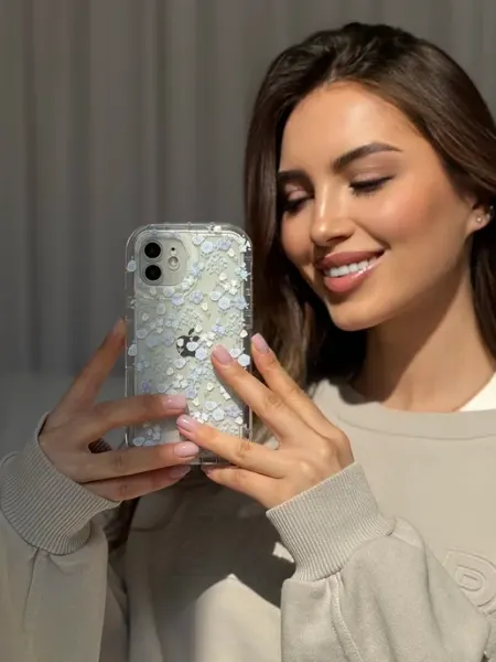 Smart Cover Чехол на iphone 11 прозрачный с принтом