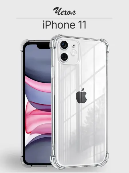 Мобимания Чехол iPhone 11 прозрачный противоударный