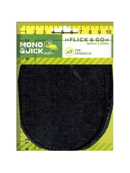 Mono Quick Термозаплатка для одежды "Джинсовая с оверлоком"