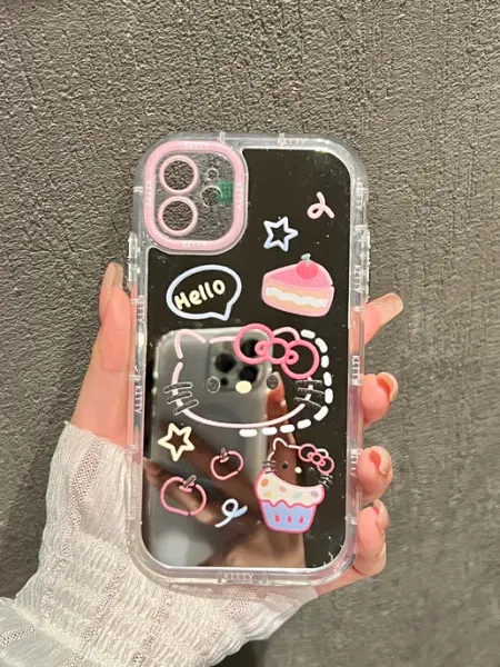 О'кейси Чехол на iPhone 11 зеркальный с принтом