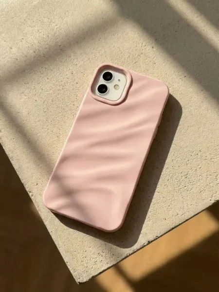 PurpleCloud Чехол на iphone 11 айфон 11 волнистый