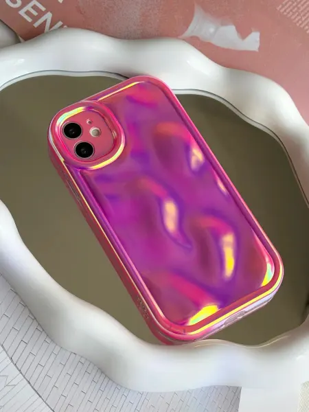 PurpleCloud Чехол на iphone 11 айфон 11 голографический объемный