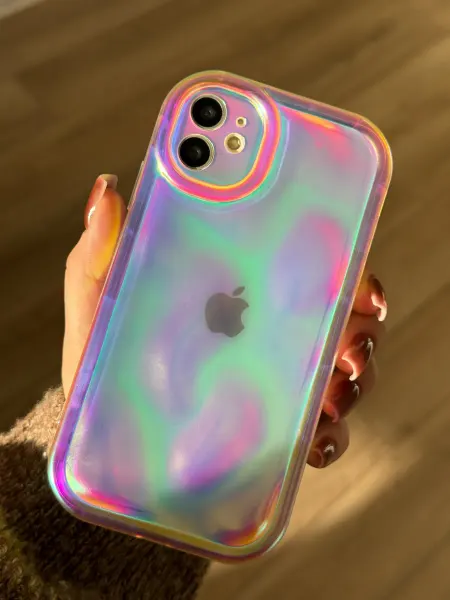 PurpleCloud Чехол на iphone 11 айфон 11 голографический