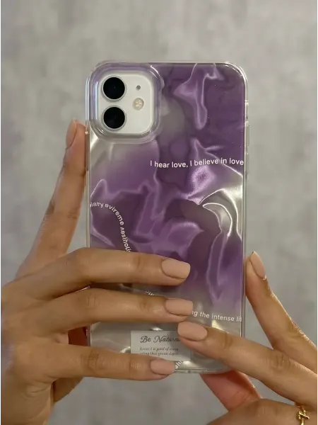 PurpleCloud Чехол на iPhone 11 айфон 11 переливающийся