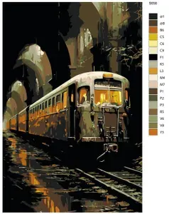 Brushes-Paints Картина по номерам "Поезд" S-658 40x60