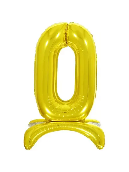 Mellingward Шар фольгированный "0" на подставке, 32"