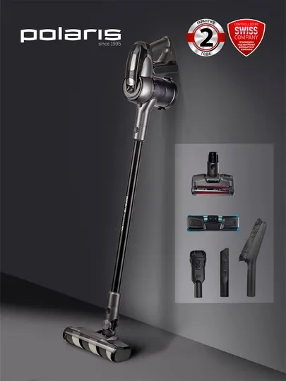 Пылесос портативный PVCS 1102 HandStickPRO+ Black Черный POLARIS CN