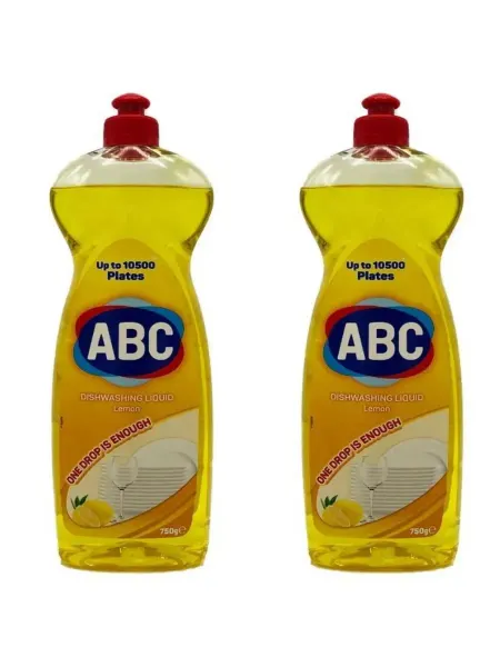 ABC Средство для мытья посуды Лимон 750мл, 2 штуки