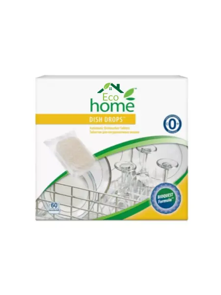 Eco Green DISH DROPS Таблетки для посудомоечных машин - 60 шт