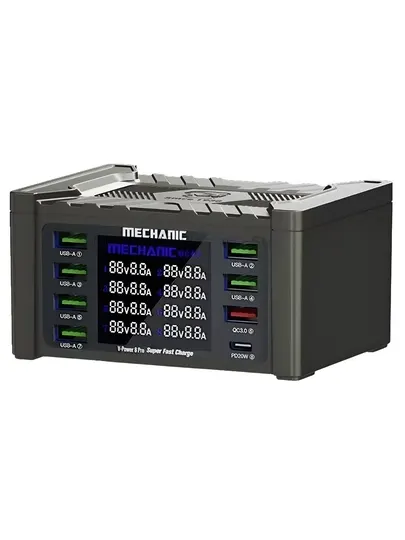 Mechanic V-Power 8 Pro 110W – 8 портов зарядная станция для смартфонов и планшетов
