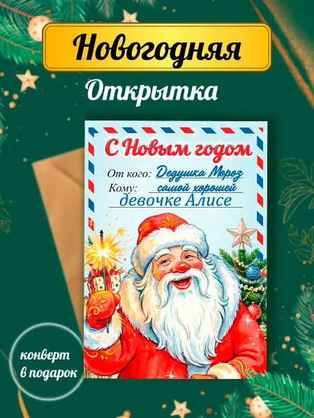 Print EA Праздничные открытки "Алиса"