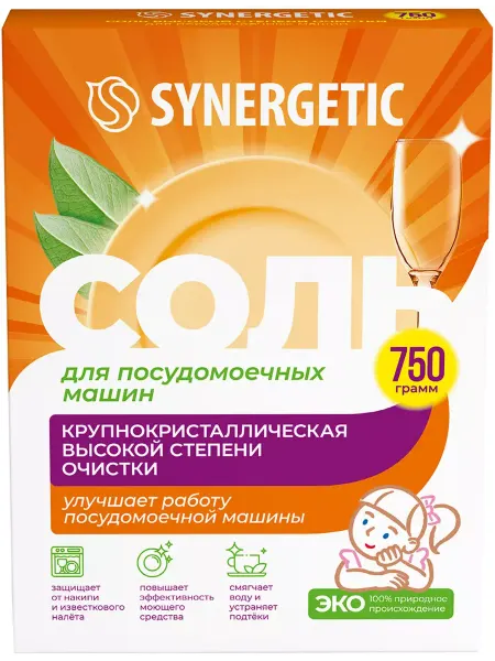 SYNERGETIC Соль для посудомоечной машины 3 кг