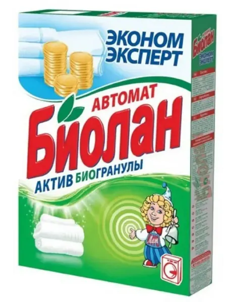 БИОЛАН Стиральный порошок эконом, 350 гр