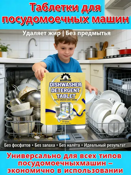 Таблетки для посудомоечной машины