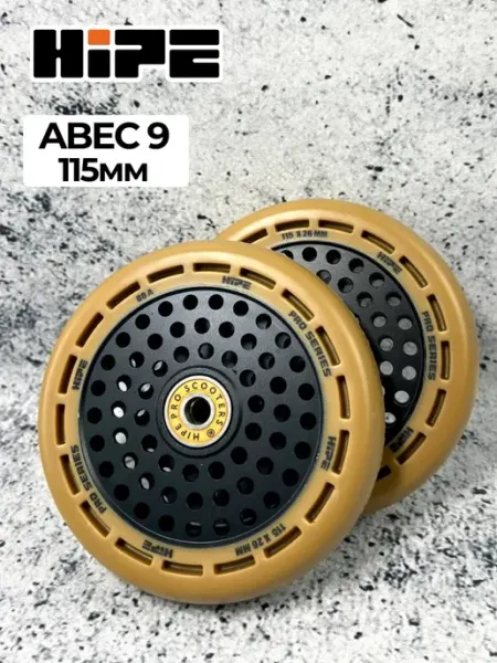 Hipe Набор колес для трюкового самоката 115 мм, ABEC 9