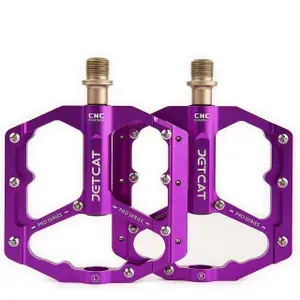 Педали велосипедные - JETCAT - PRO 115 Purple - алюминиевые на промподшипниках 3шт