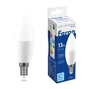 Feron Лампа светодиодная LB-970 13W E14 2700К 5 шт