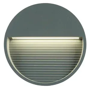 Светодиодный led светильник Feron DH203-1 накладной 5Вт 4000K IP65 серый 117*117*32мм 51951