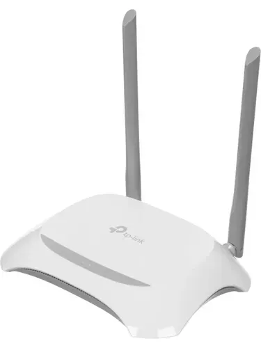 Wi-Fi роутер TP-LINK TL-WR840N, Wi-Fi 4 (802.11n), N300, 300 Мбит/с, 2.4 ГГц, маршрутизатор, 4 LAN порта, белый
