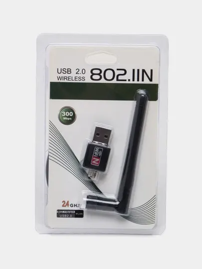 USB Wi-Fi адаптер 802.11N, 300 Мбит/с