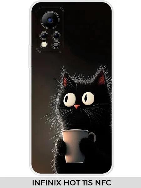 Infinix Чехол на hot 11S NFC с принтом
