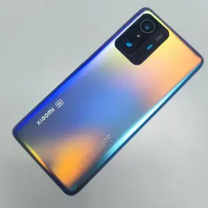 Задняя крышка для Xiaomi Mi 11T Pro 5G / 11T 5G, заднее стекло, замена корпуса батареи с объективом камеры