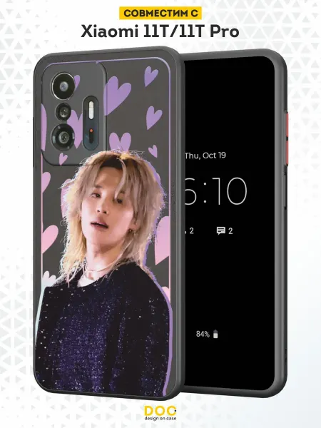 DesignOnCase Чехол Бампер на Xiaomi Mi 11t с принтом BTS
