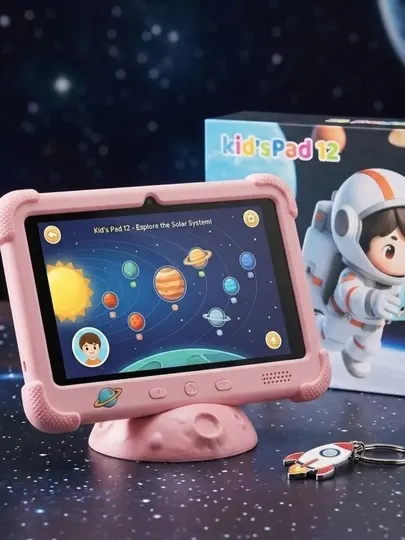 Детский планшет Kid's Pad 12 (Kids Study Tab, 7" WiFi HD), 4/128 GB PINK