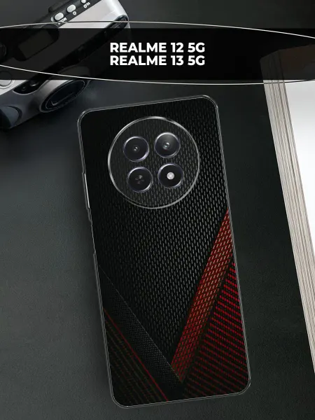 Realme Чехол на 12 5G 13 5G карбон