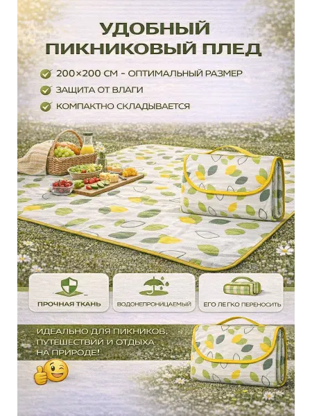 Плед для пикника