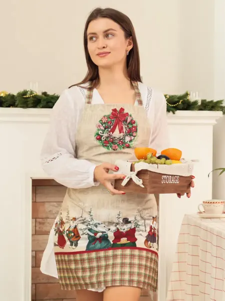 Этель Фартук кухонный новогодний