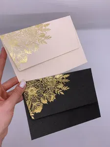 Синие конверты из крафтовой бумаги для пригласительных и подарочных сертификатов 2 шт, 12,5*17,5 см с сургучной печатью, крафтовый бумажный конверт для открыток и денег