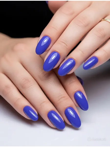 CRISTINANAILS Гель лак для ногтей сине-васильковый цвет
