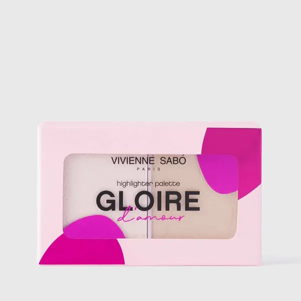 VIVIENNE SABO Палетка хайлайтеров Gloire d'amour тон 01 светло-розовый