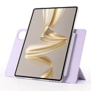 Защитный чехол для Huawei MatePad Pro 12.2" (2024-2025) с умным магнитом, цвет лаванда.