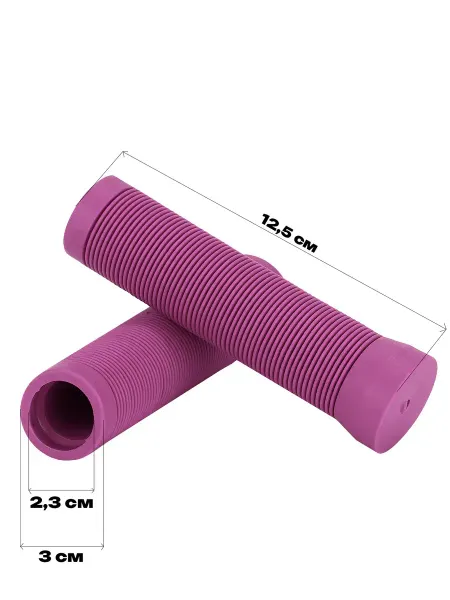 TOPEMOUNT Грипсы для велосипеда, для самоката, 12.5х2.2 см, резина